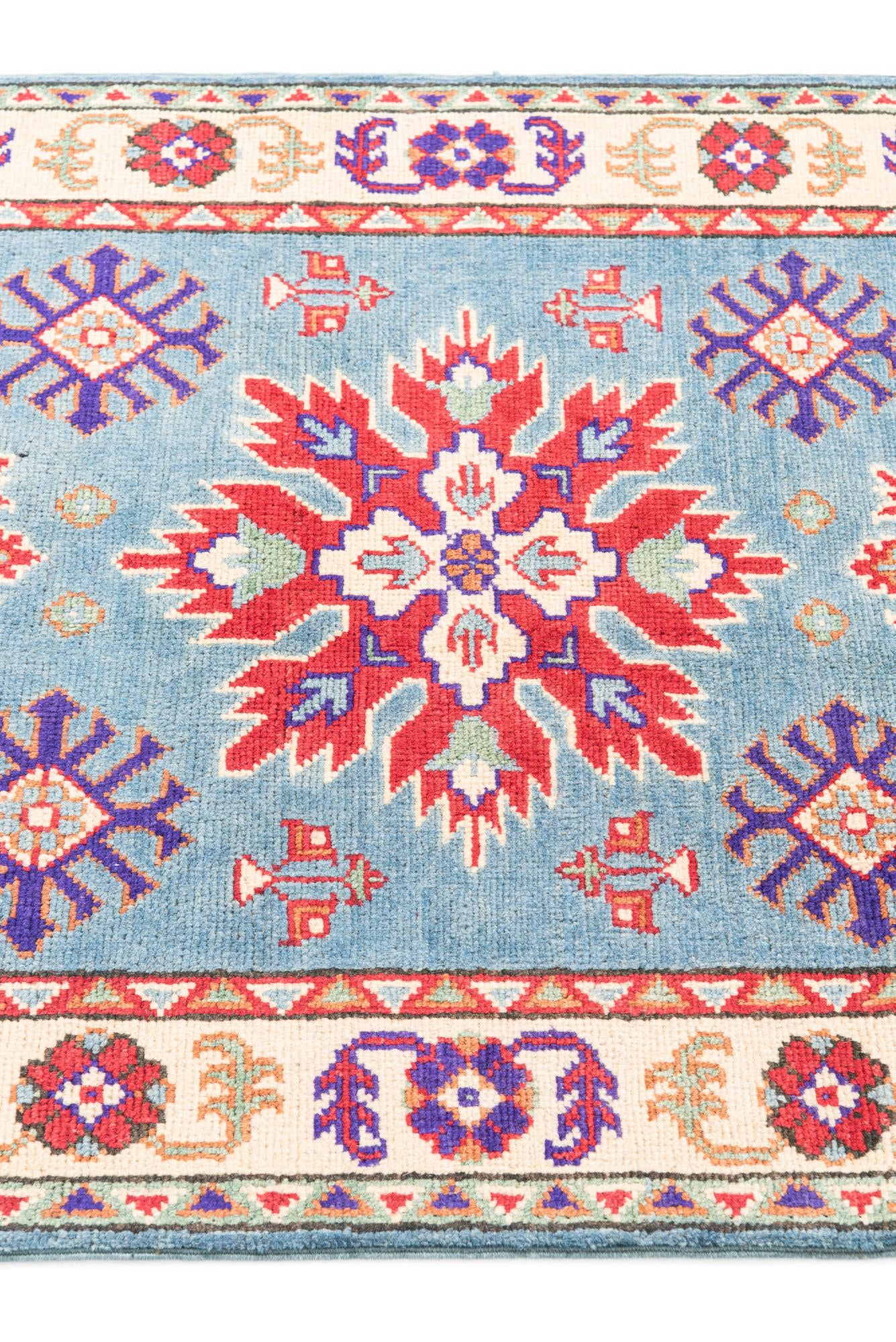 2' 7 x 4' 1 Hand Knotted Kazak Rug