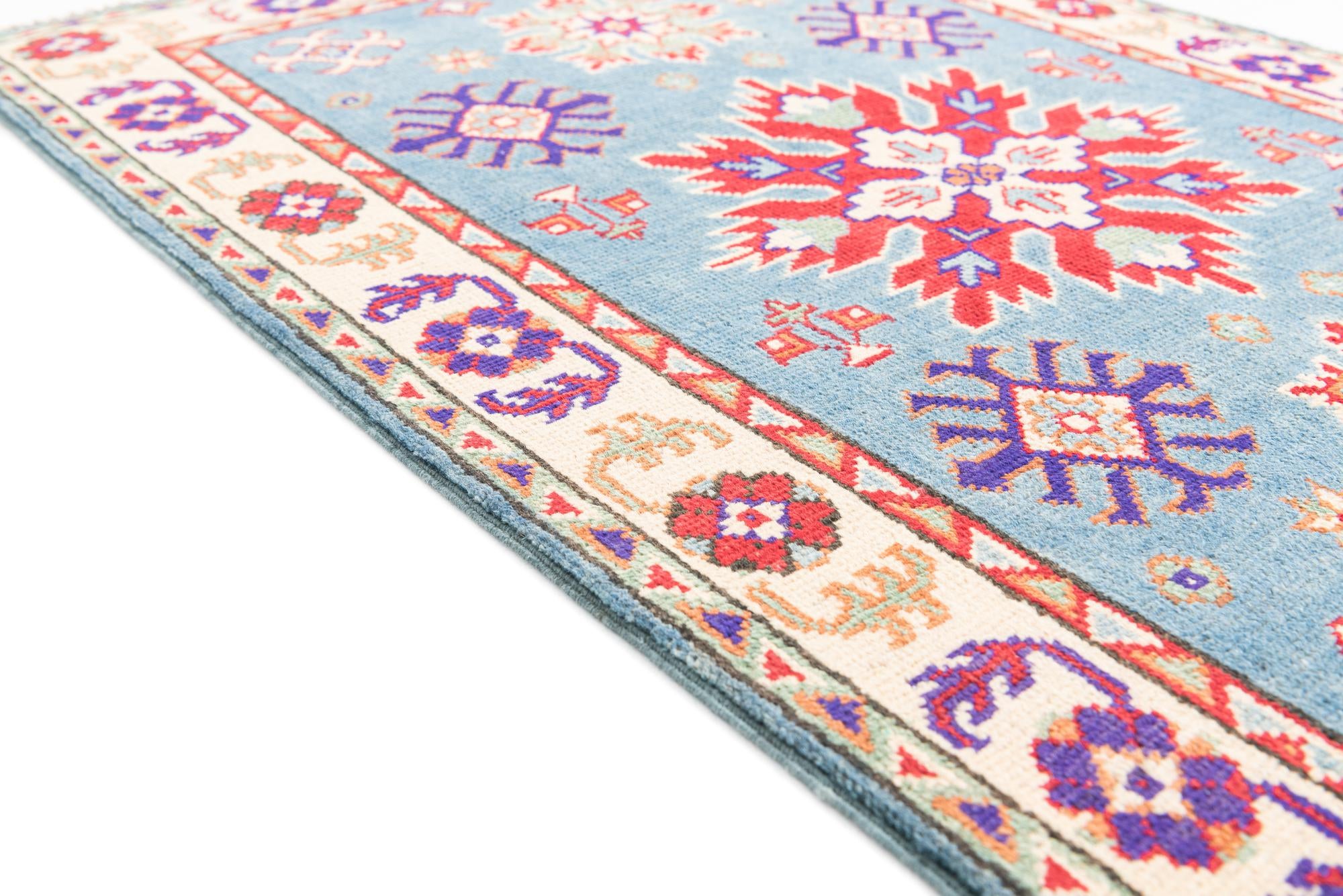 2' 7 x 4' 1 Hand Knotted Kazak Rug