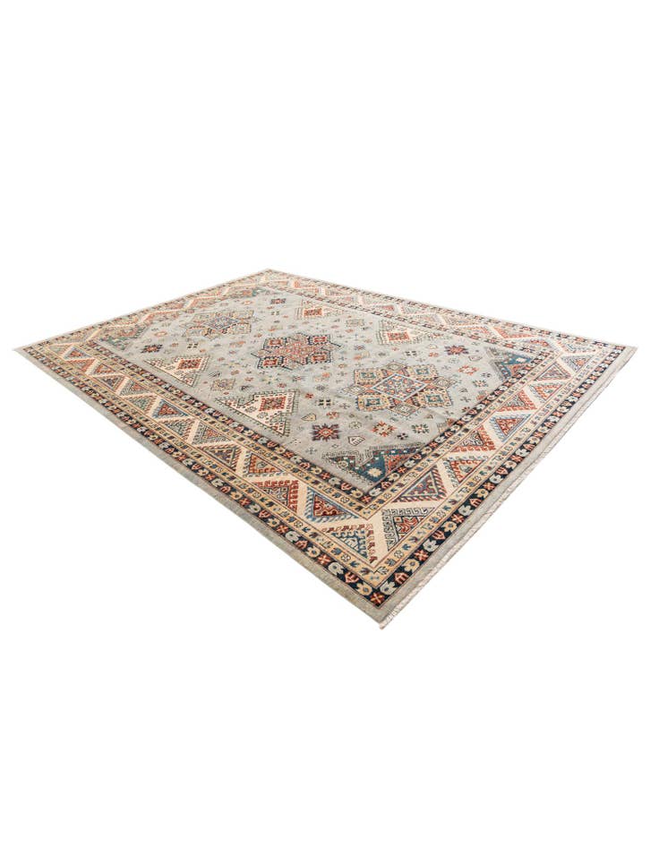 Detail image of 8' 3 x 11' 5 Hand Knotted Kazak Rug