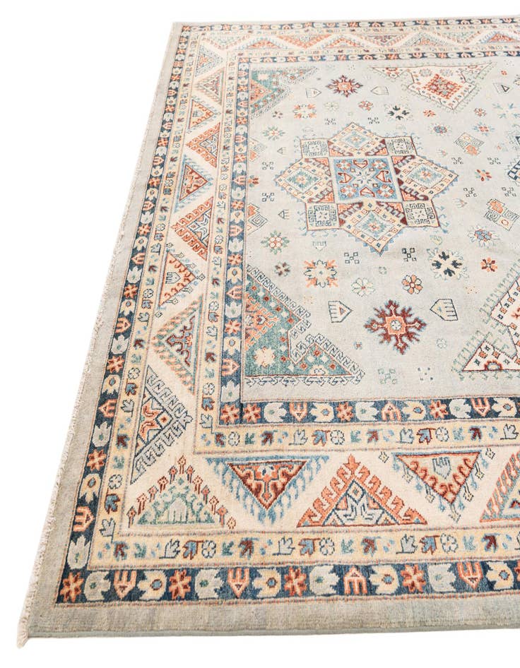 Detail image of 8' 3 x 11' 5 Hand Knotted Kazak Rug