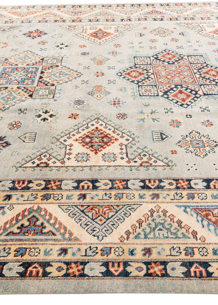 8' 3 x 11' 5 Hand Knotted Kazak Rug