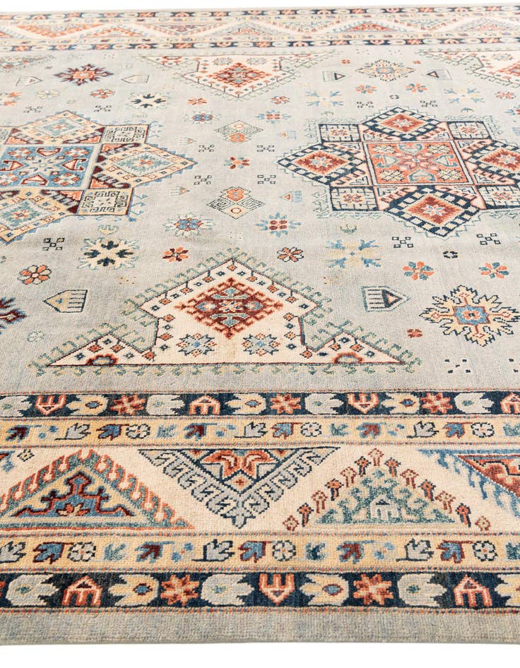 Detail image of 8' 3 x 11' 5 Hand Knotted Kazak Rug