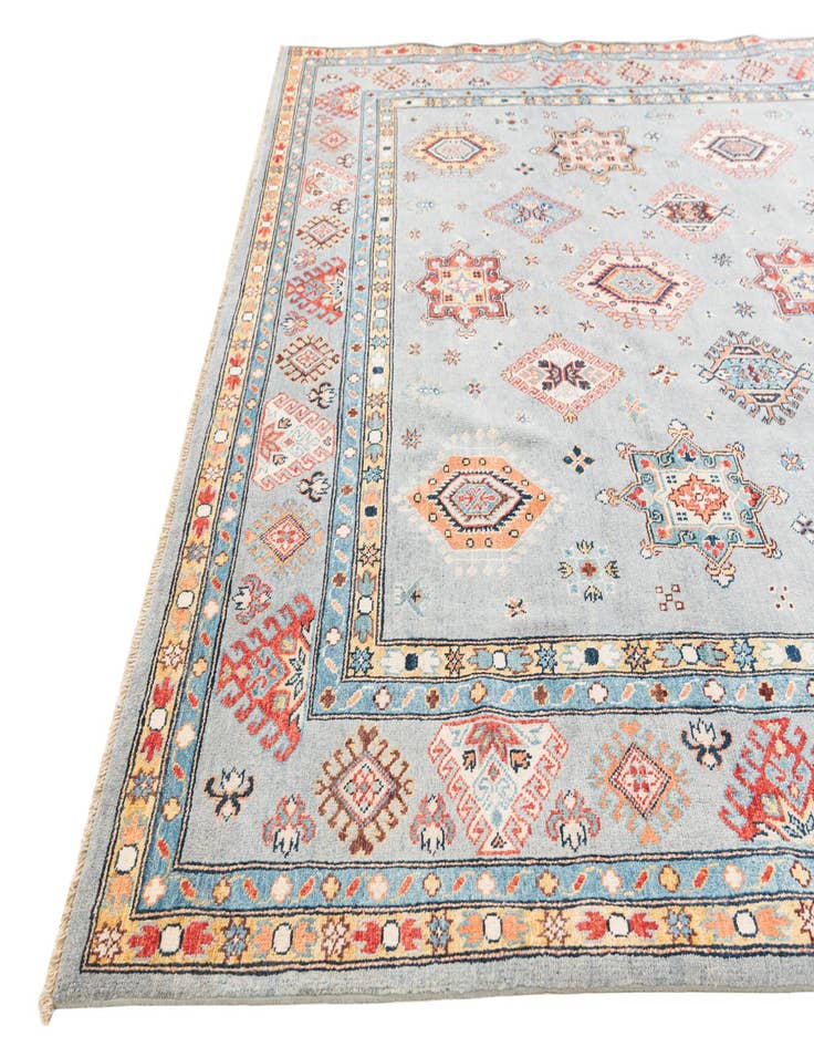 Detail image of 8' 1 x 9' 9 Hand Knotted Kazak Rug