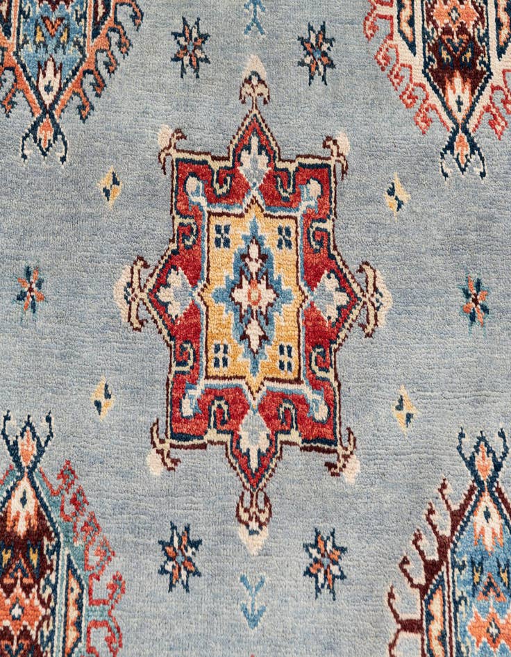 Detail image of 8' 1 x 9' 9 Hand Knotted Kazak Rug