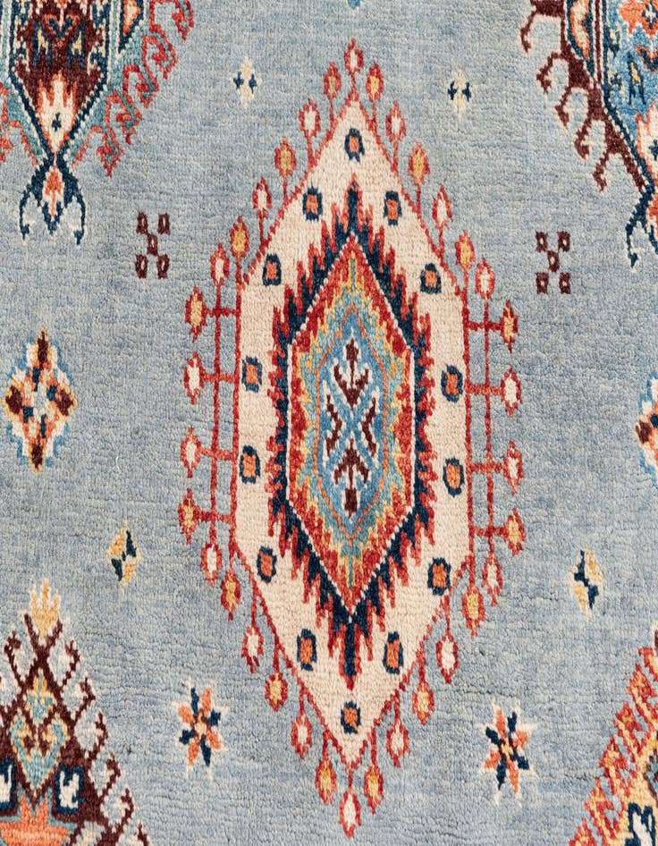 Detail image of 8' 1 x 9' 9 Hand Knotted Kazak Rug