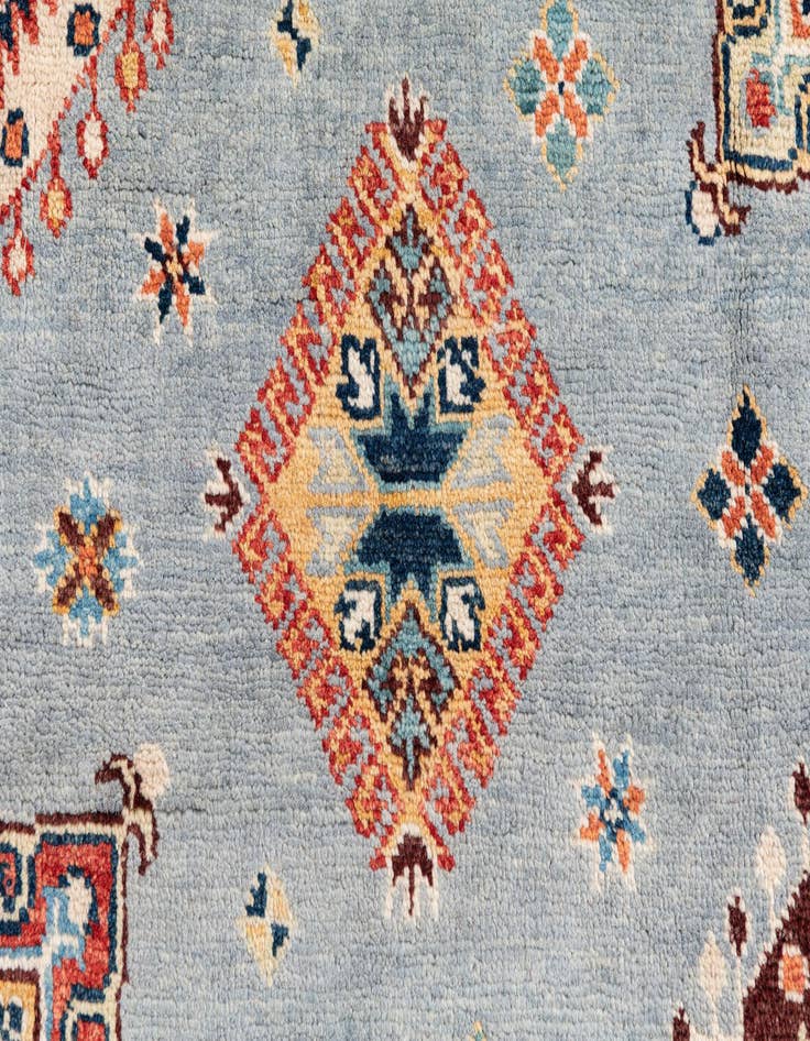 Detail image of 8' 1 x 9' 9 Hand Knotted Kazak Rug