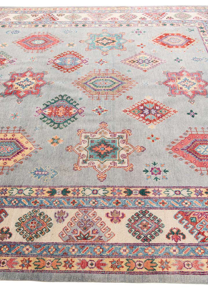 8' 1 x 11' 7 Hand Knotted Kazak Rug