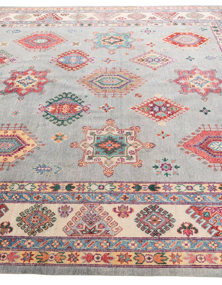 Detail image of 8' 1 x 11' 7  Hand Knotted Kazak Rug