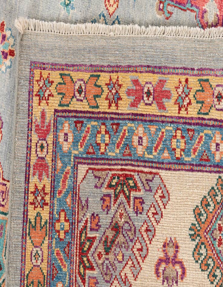 Detail image of 8' 1 x 11' 7  Hand Knotted Kazak Rug