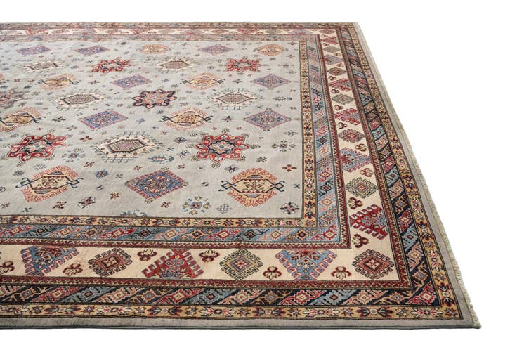 Detail image of 11' 8 x 17' 9 Hand Knotted Kazak Rug