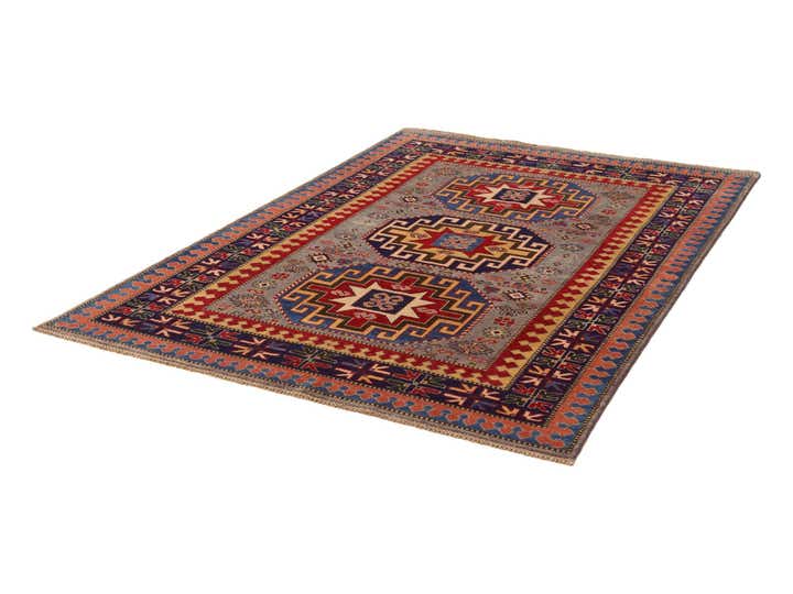 5' 5 x 8' Hand Knotted Kazak Rug