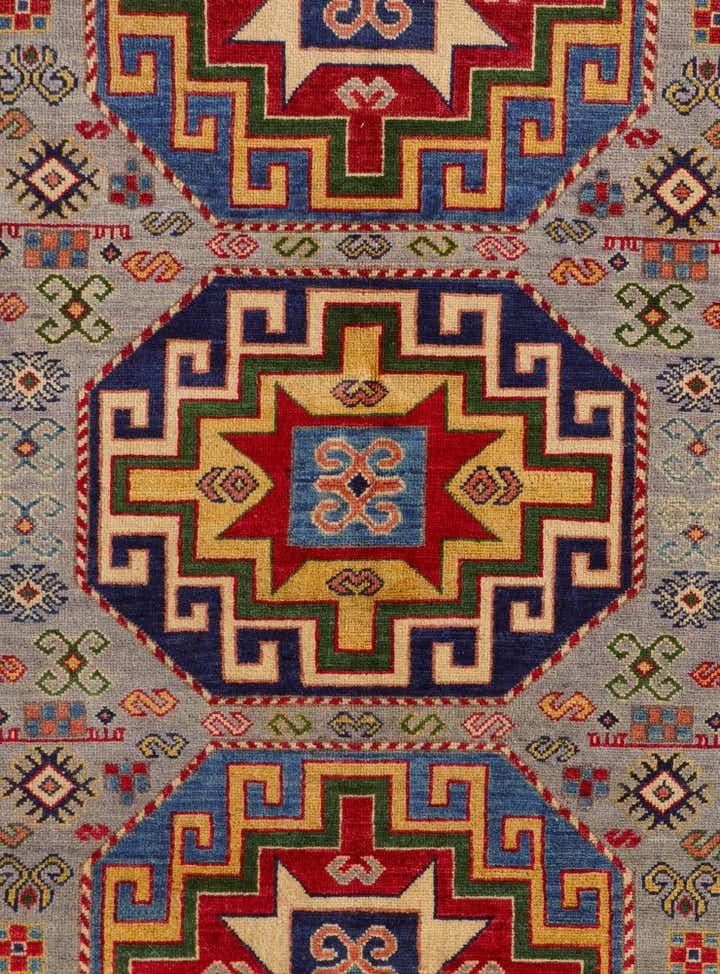 5' 5 x 8' Hand Knotted Kazak Rug
