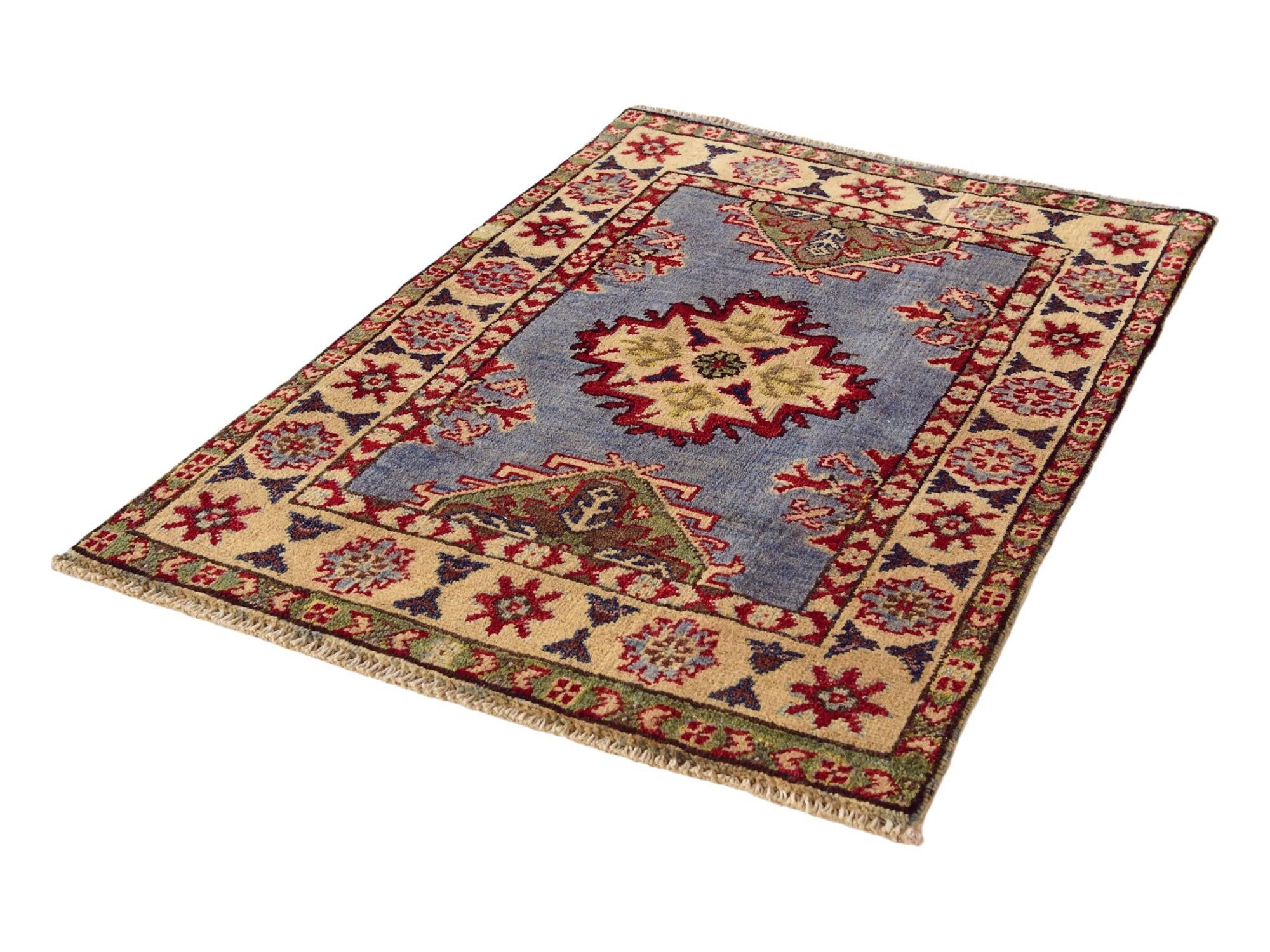 2' x 2' 11 Hand Knotted Kazak Rug
