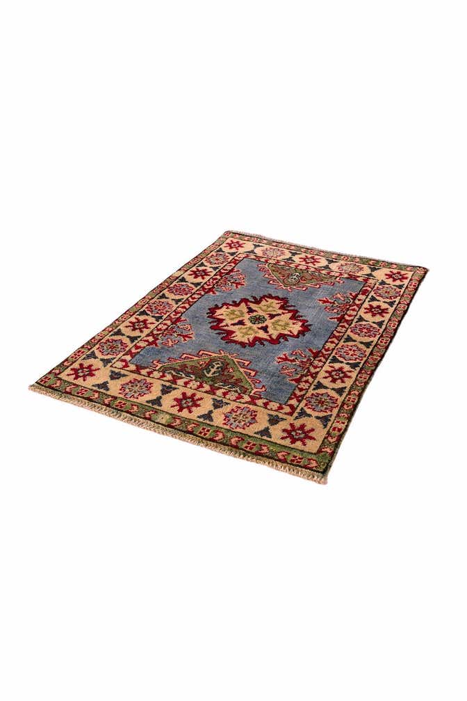 2' x 2' 11 Hand Knotted Kazak Rug