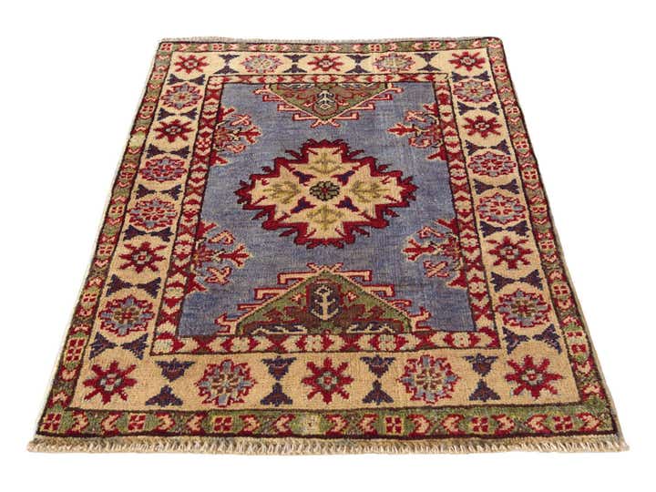 2' x 2' 11 Hand Knotted Kazak Rug