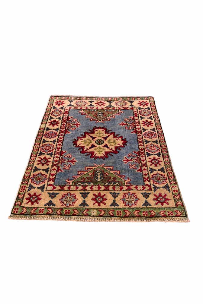2' x 2' 11 Hand Knotted Kazak Rug