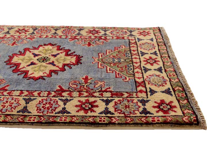 2' x 2' 11 Hand Knotted Kazak Rug