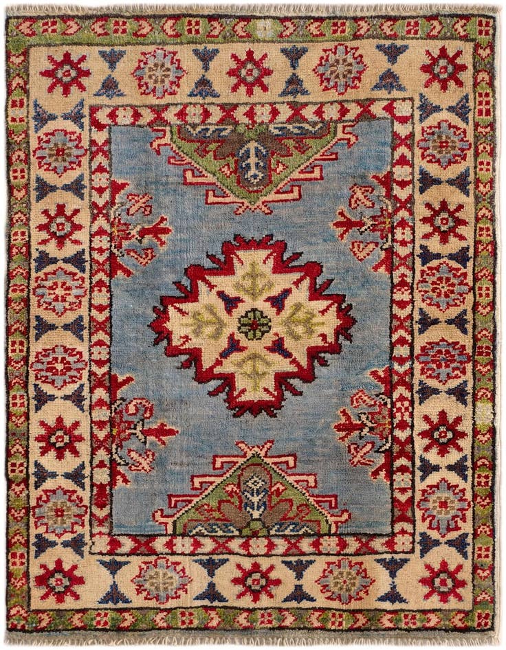 Detail image of 2' x 2' 11 Hand Knotted Kazak Rug