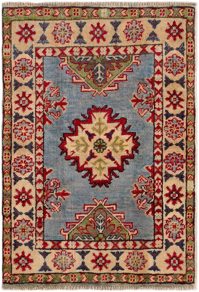 Detail image of 2' x 2' 11 Hand Knotted Kazak Rug