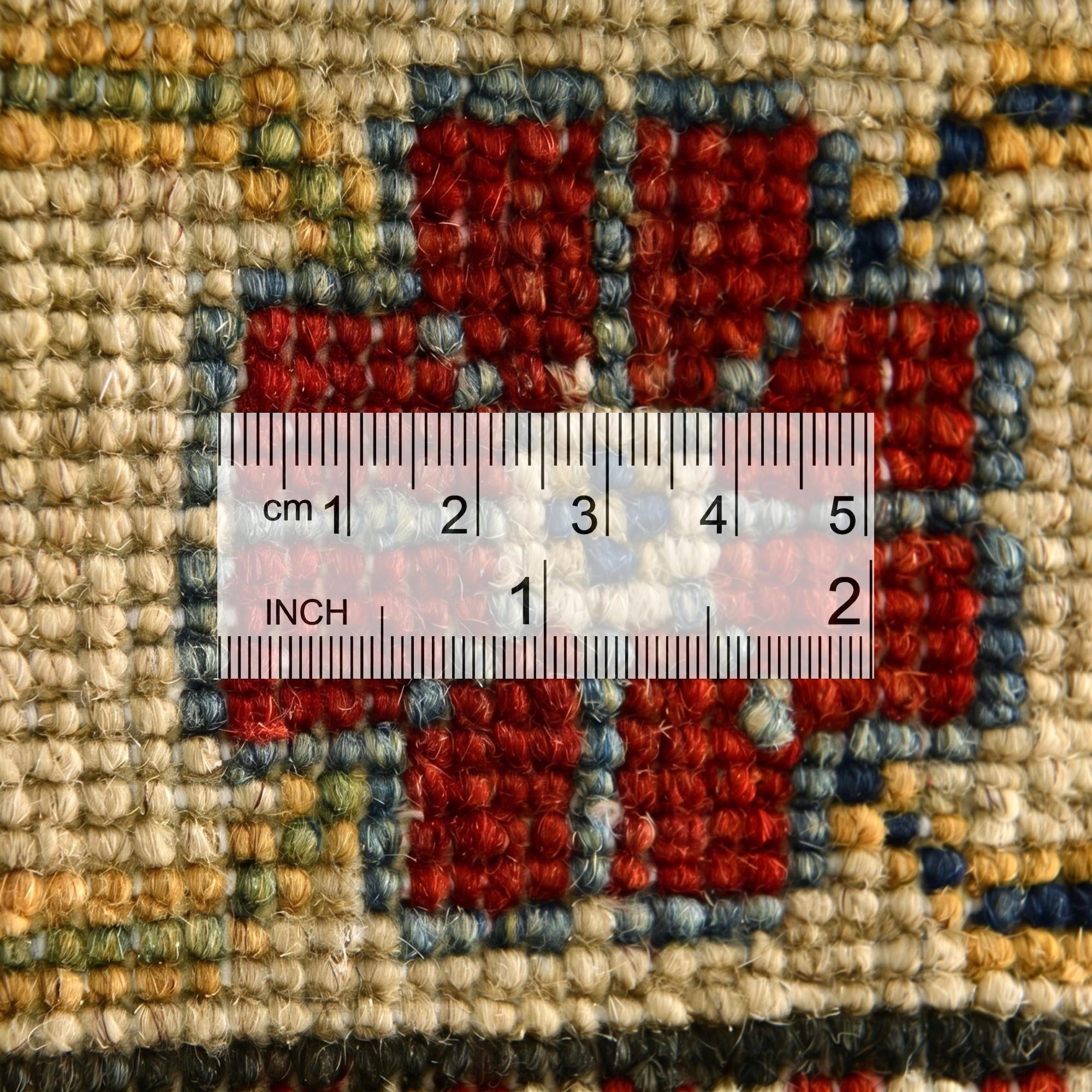 2' 1 x 3' Hand Knotted Kazak Rug
