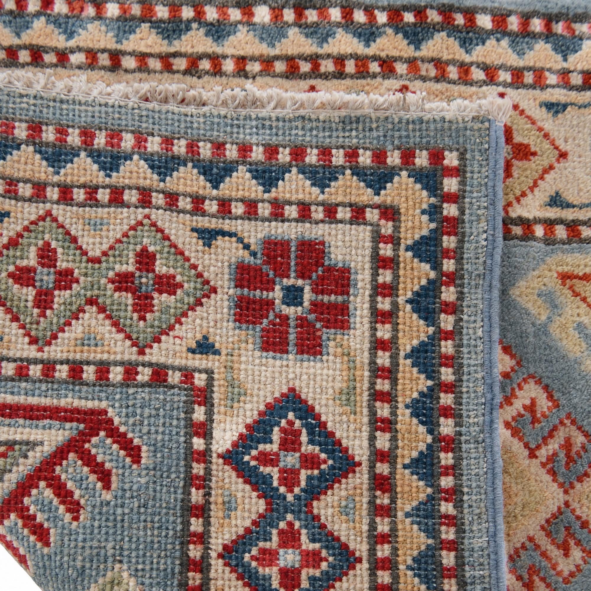65cm x 90cm Hand Knotted Kazak Rug