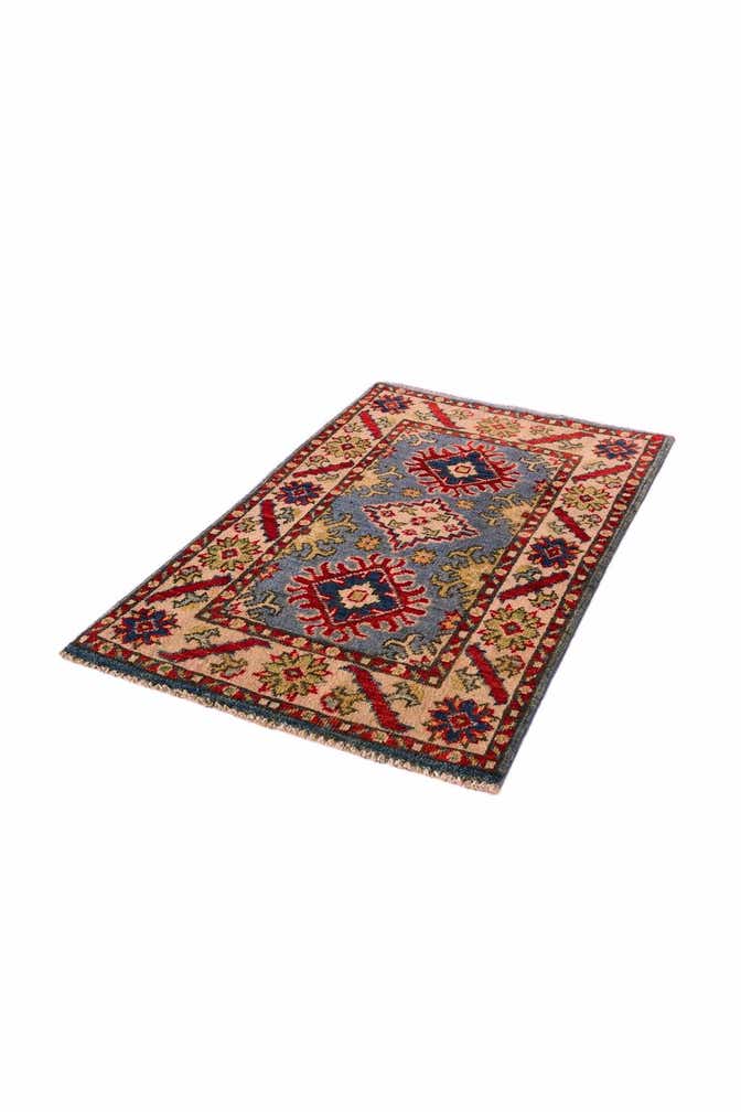 1' 11 x 3' 1 Hand Knotted Kazak Rug