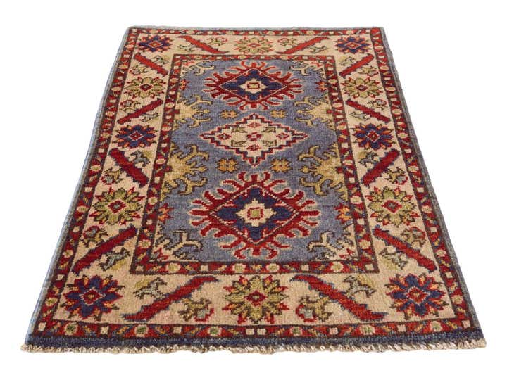 1' 11 x 3' 1 Hand Knotted Kazak Rug