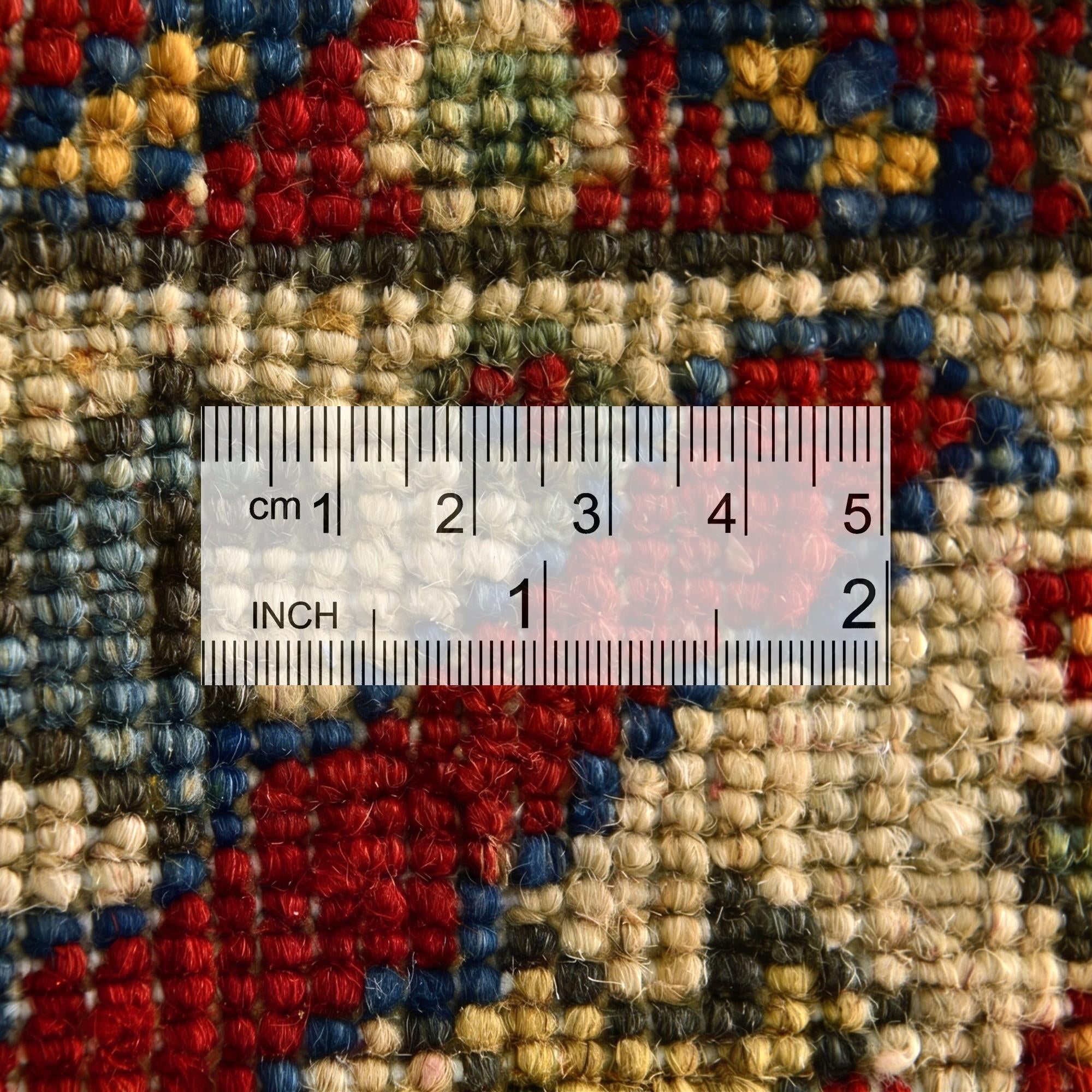 1' 11 x 3' 1 Hand Knotted Kazak Rug