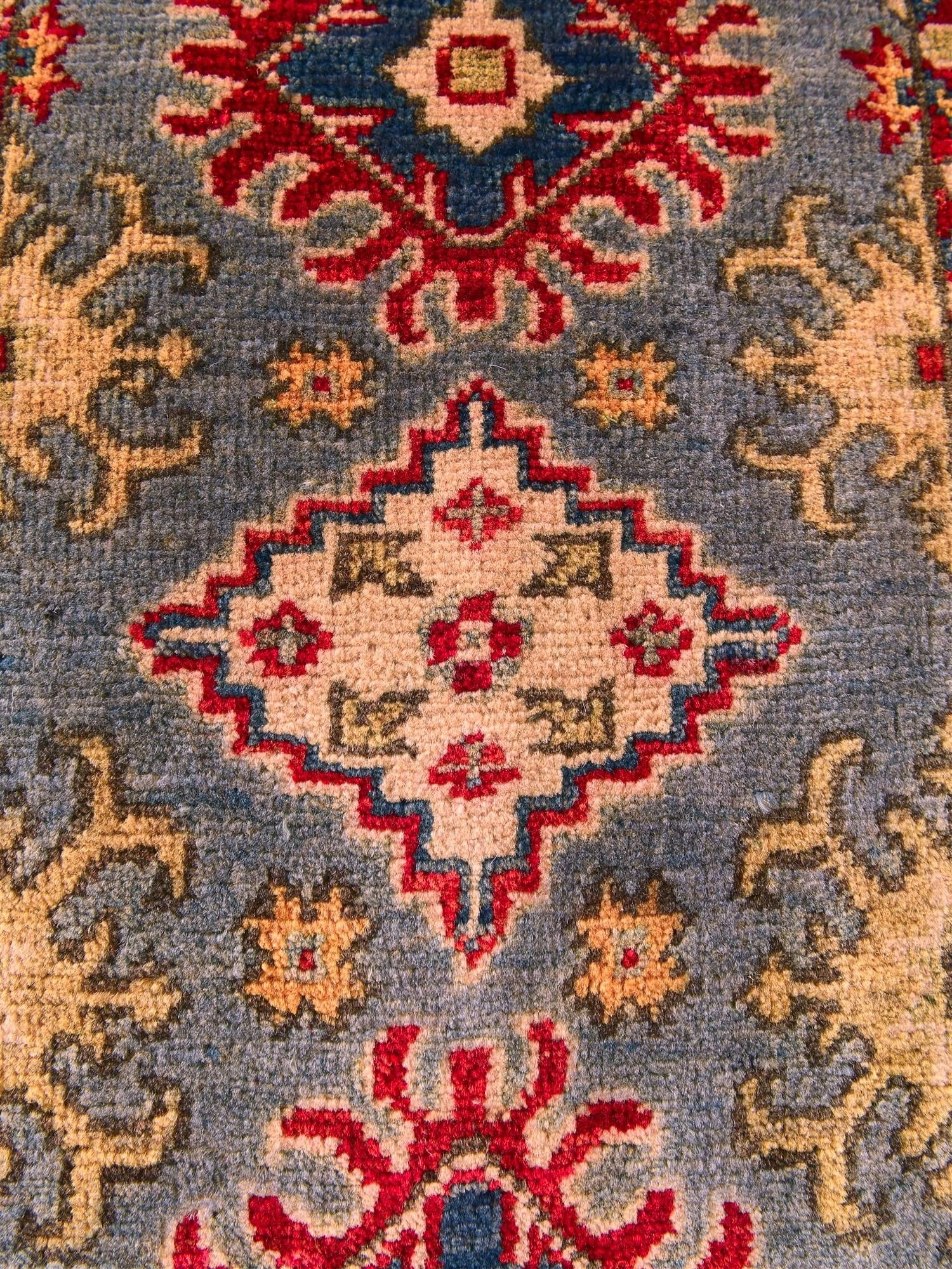 1' 11 x 3' 1 Hand Knotted Kazak Rug