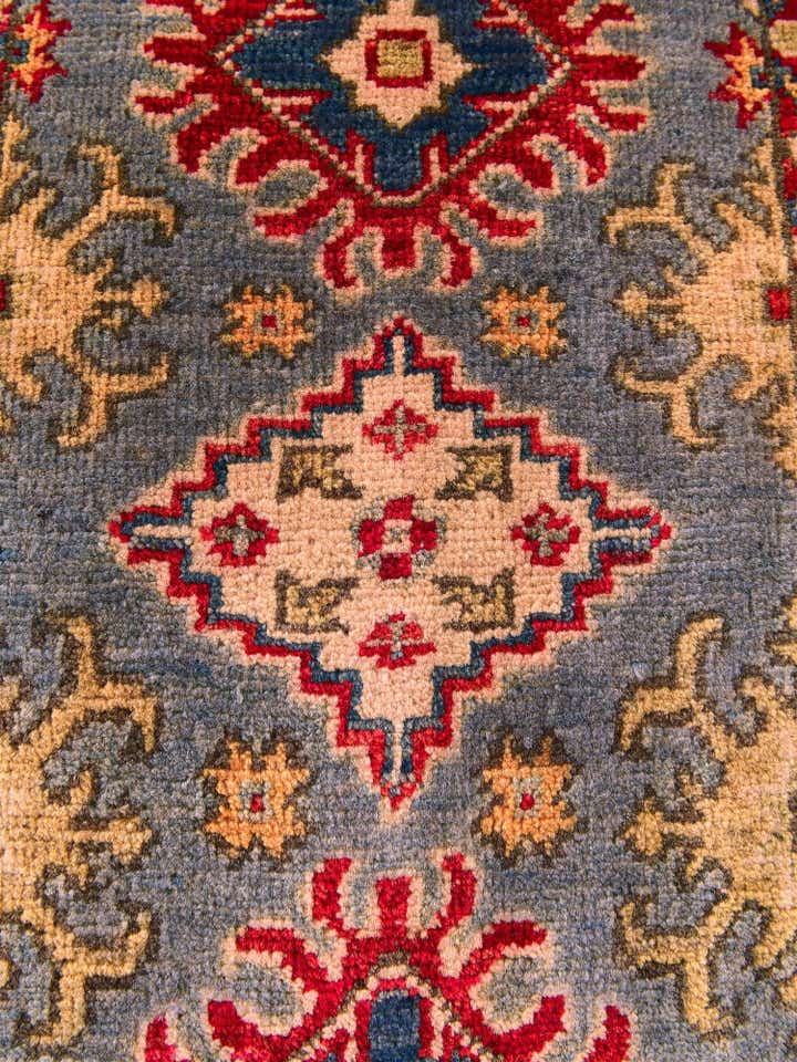1' 11 x 3' 1 Hand Knotted Kazak Rug