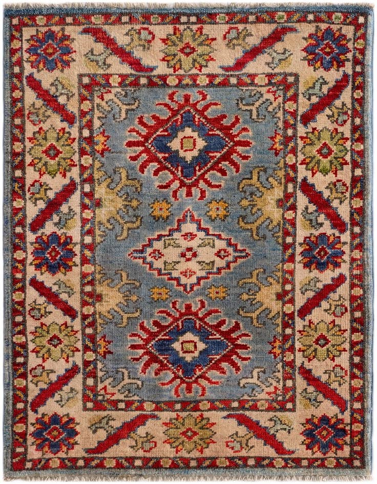 Detail image of 1' 11 x 3' 1 Hand Knotted Kazak Rug
