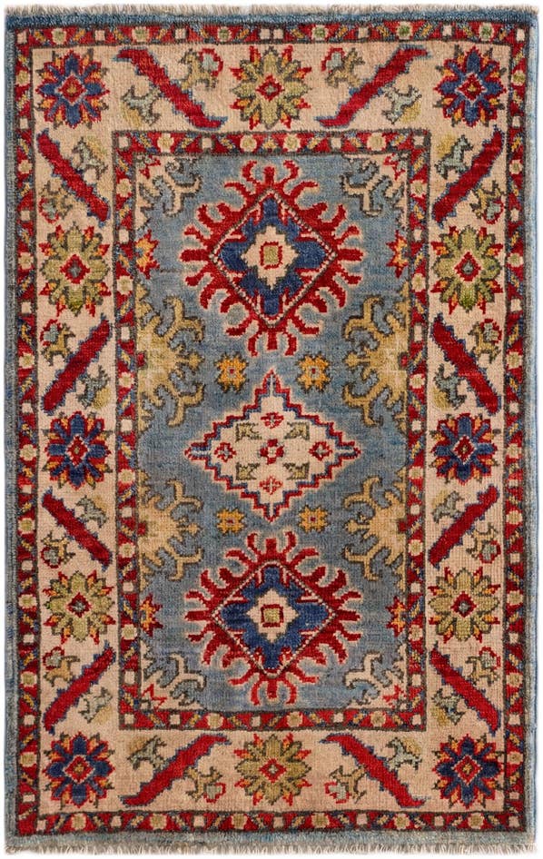 Detail image of 1' 11 x 3' 1 Hand Knotted Kazak Rug