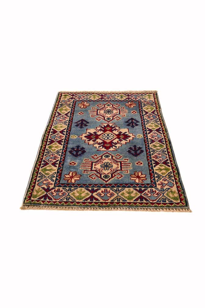 2' x 3' 1 Hand Knotted Kazak Rug