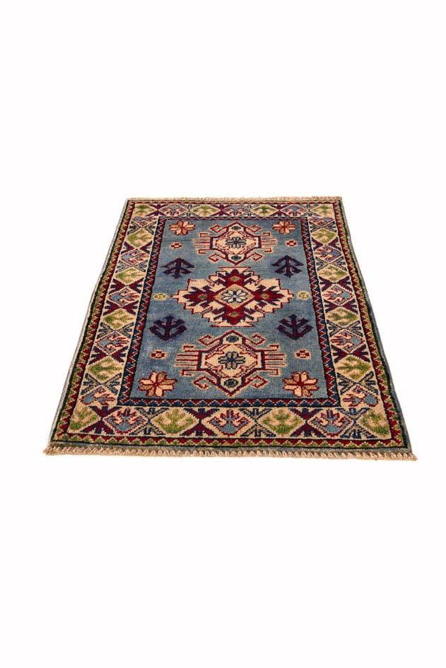 Detail image of 2' x 3' 1 Hand Knotted Kazak Rug
