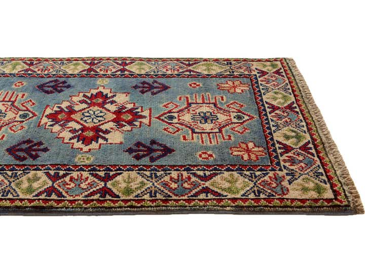 2' x 3' 1 Hand Knotted Kazak Rug
