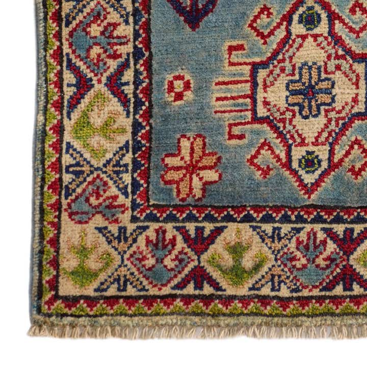 2' x 3' 1 Hand Knotted Kazak Rug