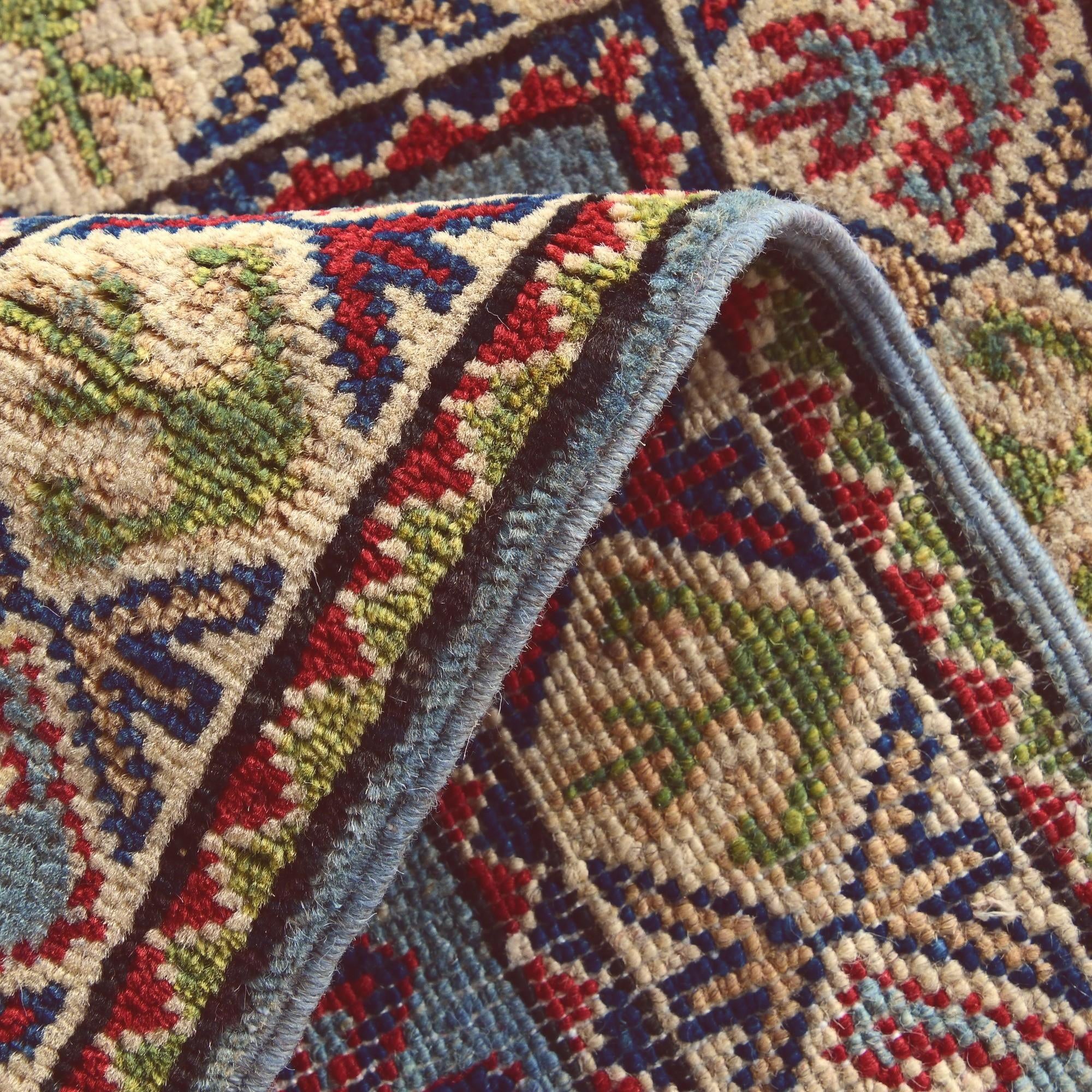 2' x 3' 1 Hand Knotted Kazak Rug