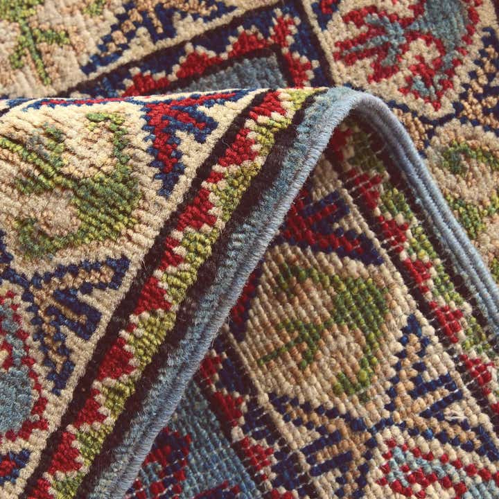 2' x 3' 1 Hand Knotted Kazak Rug