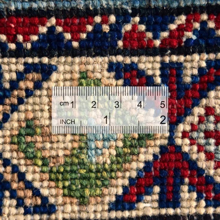 Detail image of 2' x 3' 1 Hand Knotted Kazak Rug