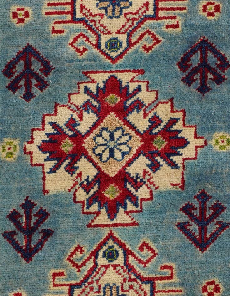 Detail image of 2' x 3' 1 Hand Knotted Kazak Rug