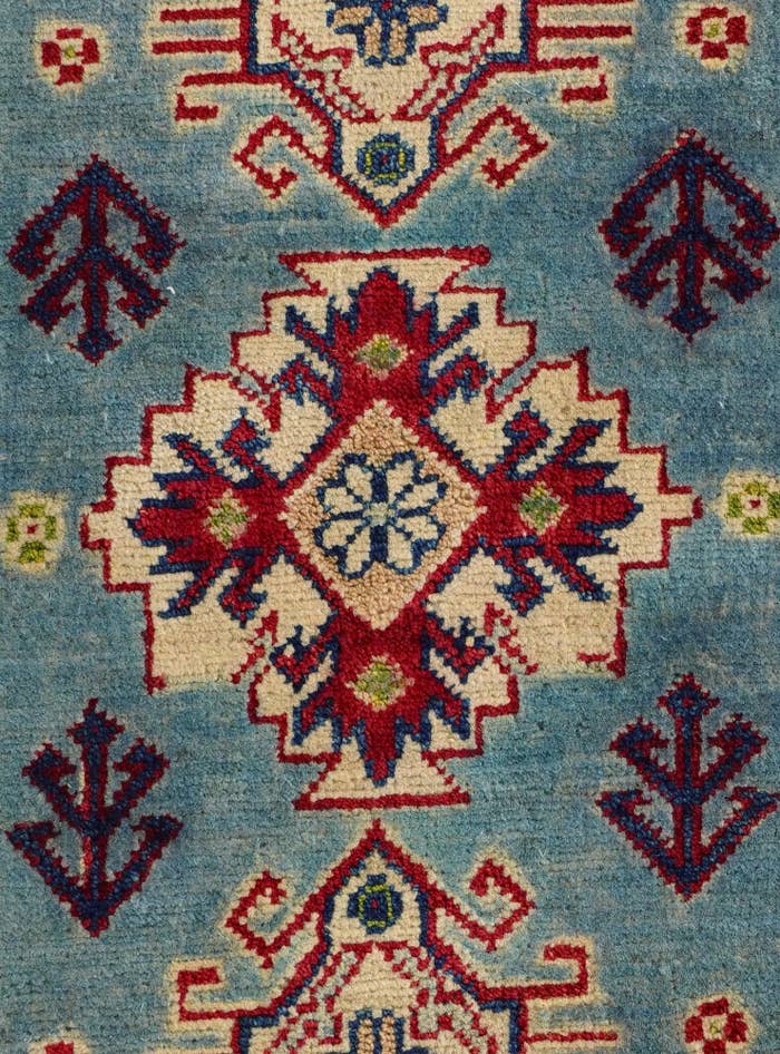 Detail image of 2' x 3' 1 Hand Knotted Kazak Rug