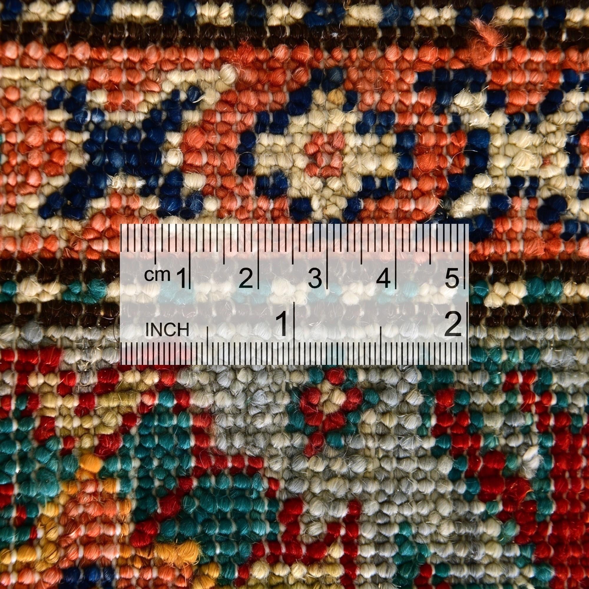 3' 2 x 5' 3 Hand Knotted Kazak Rug