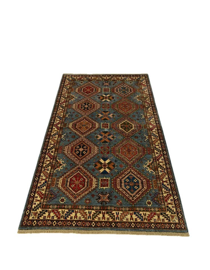 Detail image of 5' 10 x 7' 9 Hand Knotted Kazak Rug