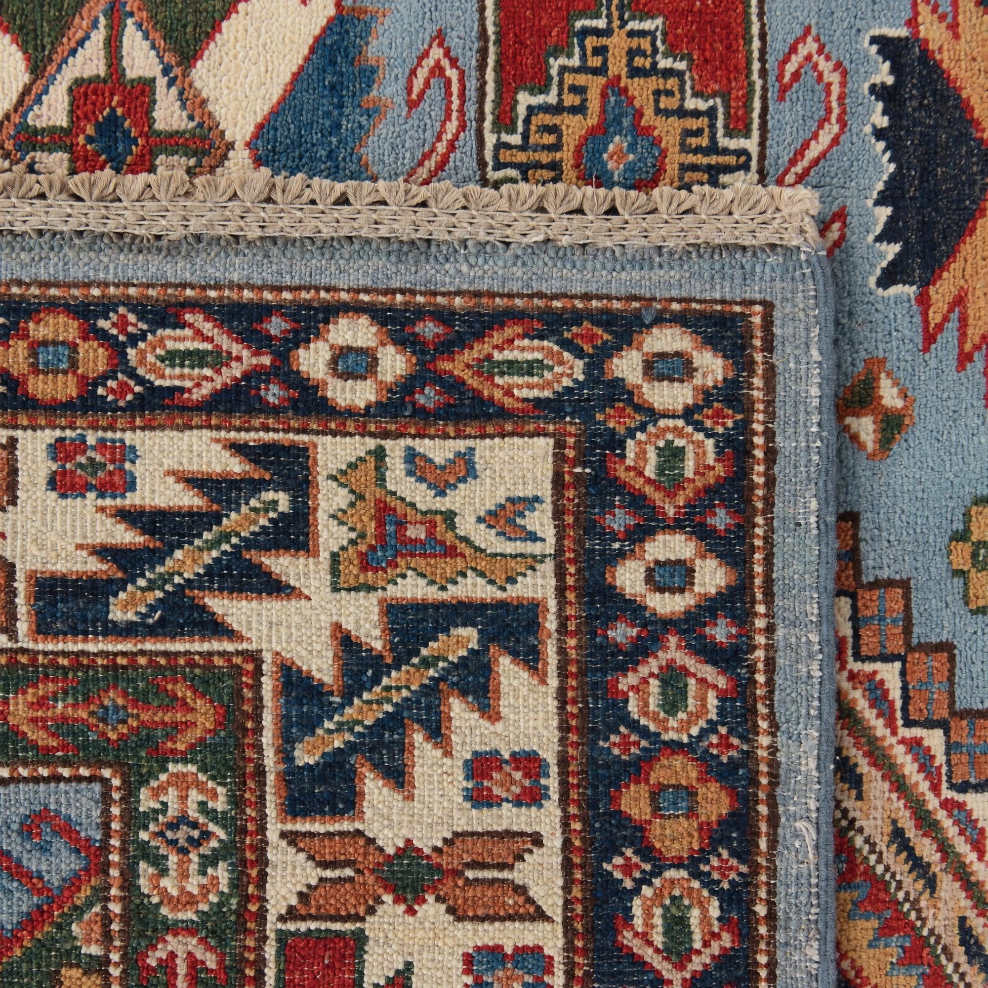 175cm x 235cm Hand Knotted Kazak Rug