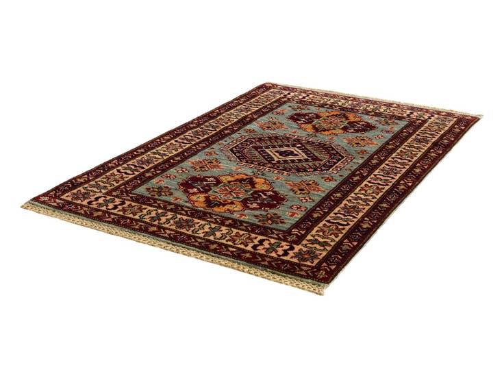 Detail image of 2' 9 x 4' 1 Hand Knotted Kazak Rug