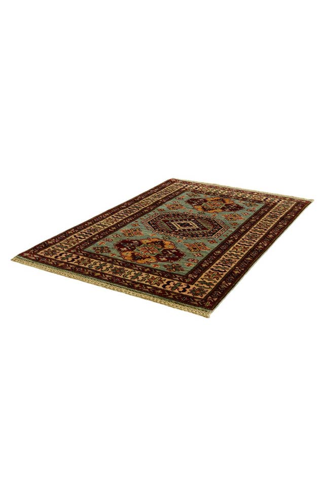 Detail image of 2' 9 x 4' 1 Hand Knotted Kazak Rug