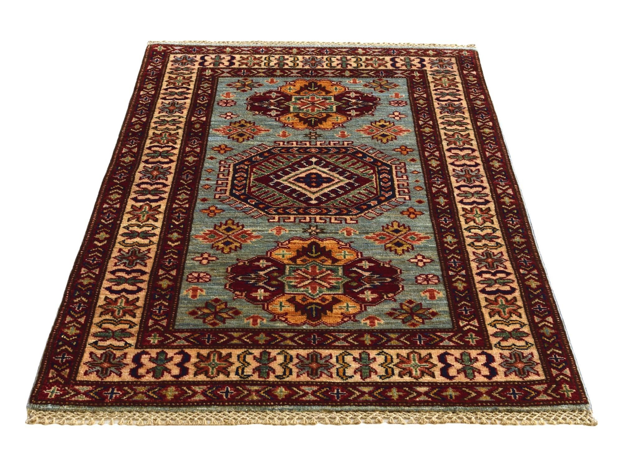 2' 9 x 4' 1 Hand Knotted Kazak Rug