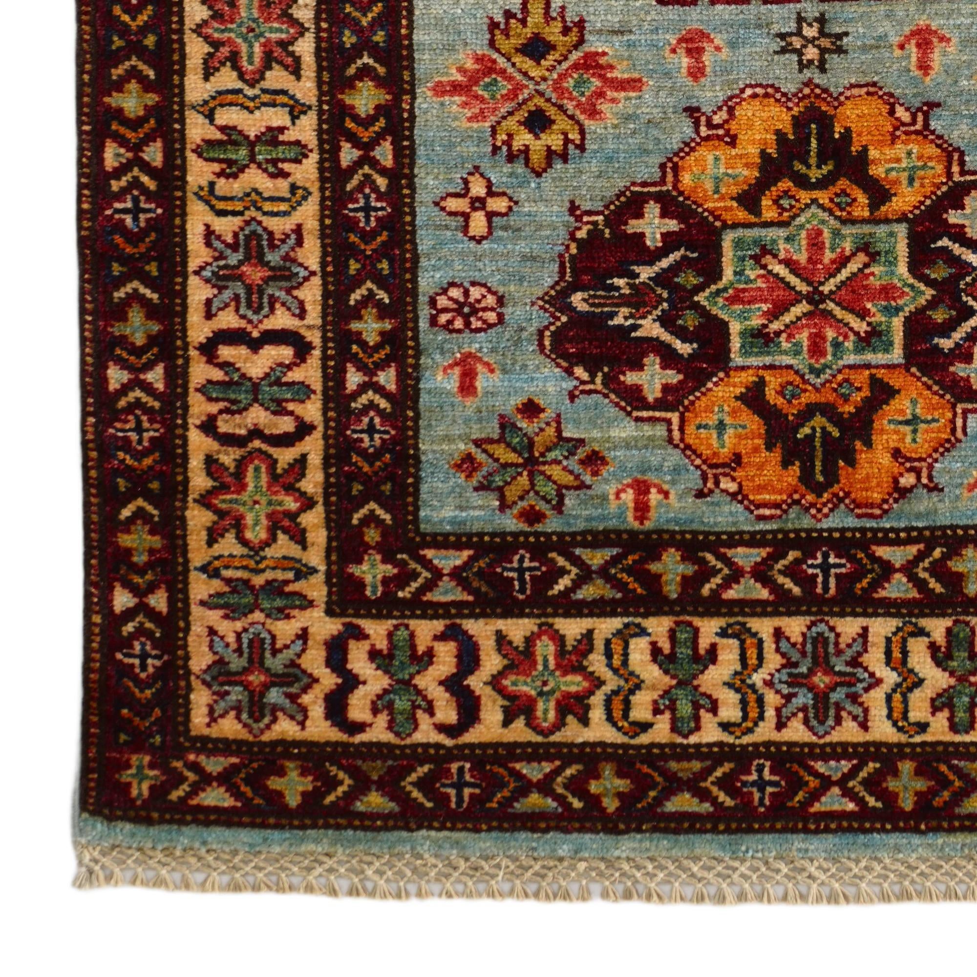 2' 9 x 4' 1 Hand Knotted Kazak Rug