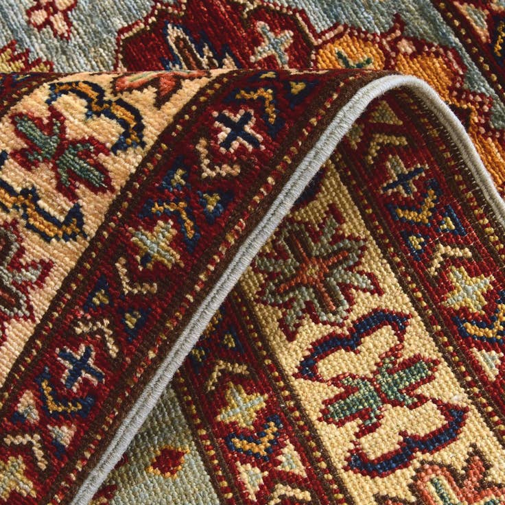 Detail image of 2' 9 x 4' 1 Hand Knotted Kazak Rug