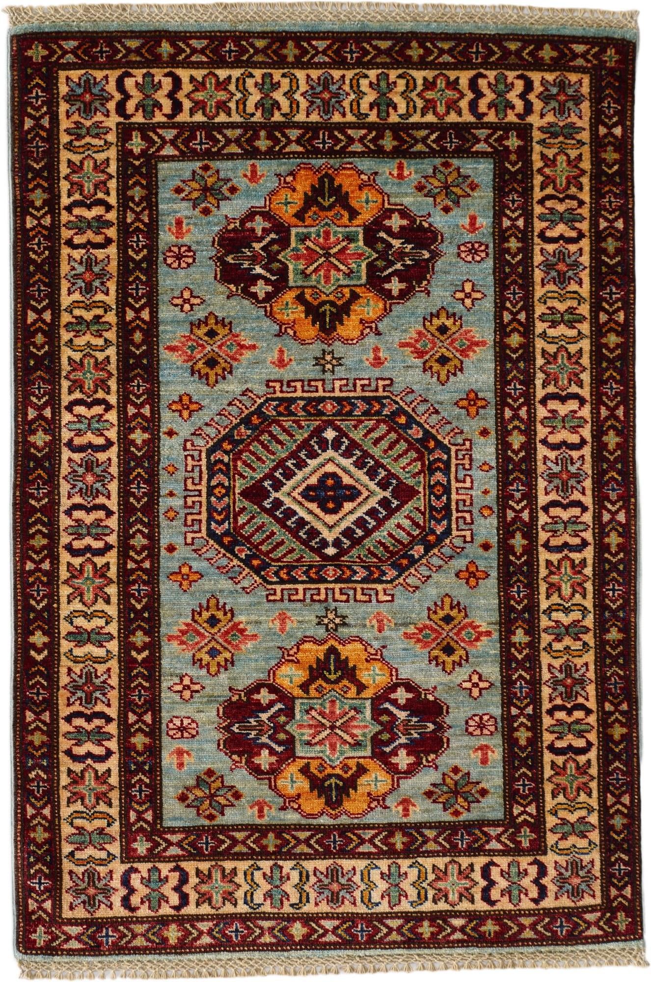 2' 9 x 4' 1 Hand Knotted Kazak Rug